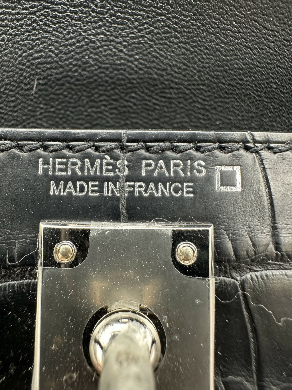 Hermès Kelly 20 Black Matte Alli Missi PHW B 2023
