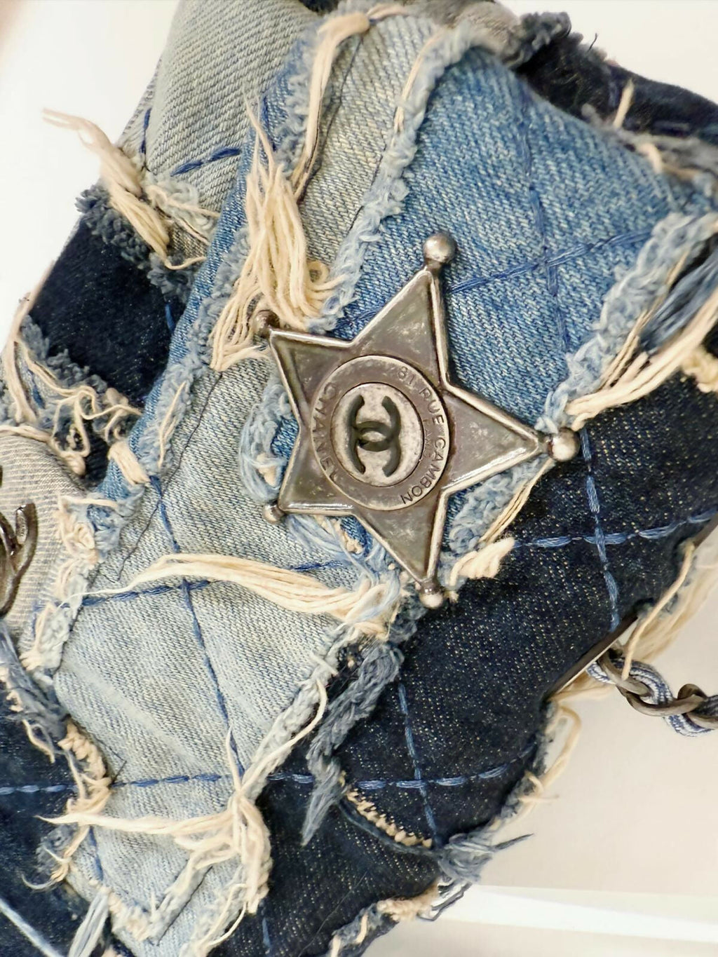Chanel Medium Denim Paris-Dallas Patchwork Flap Bag