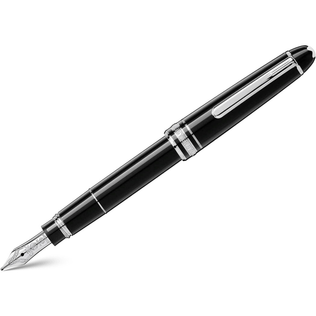 Montblanc Meisterstuck Mozart Fountain Pen - Black - Platinum Trim-Pen Boutique Ltd