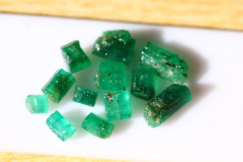 23.20 carats Rough Emerald Crystals from Swat