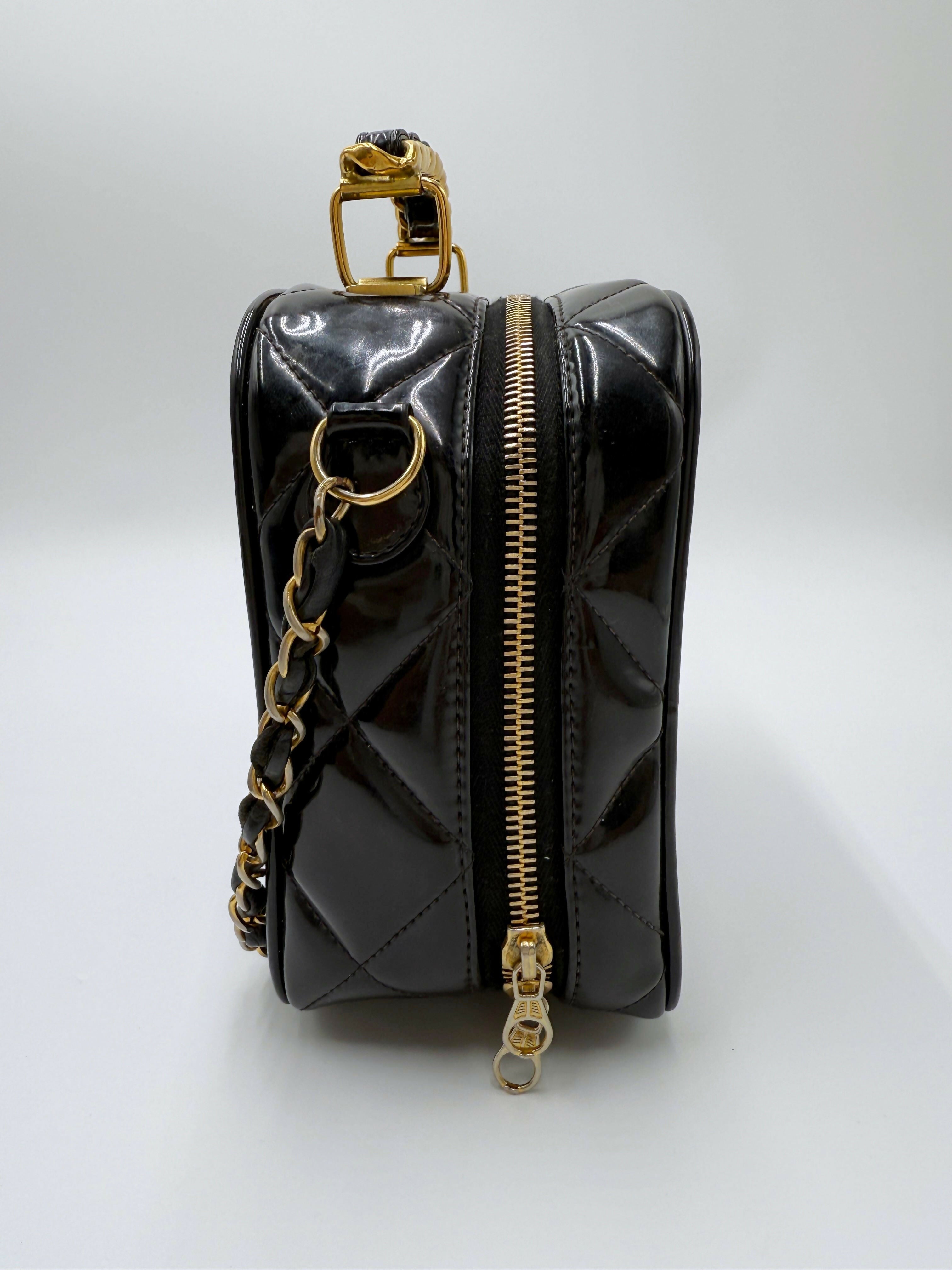 Chanel Vintage Ultra Rare 1995 Barbie Logo Vanity Bag