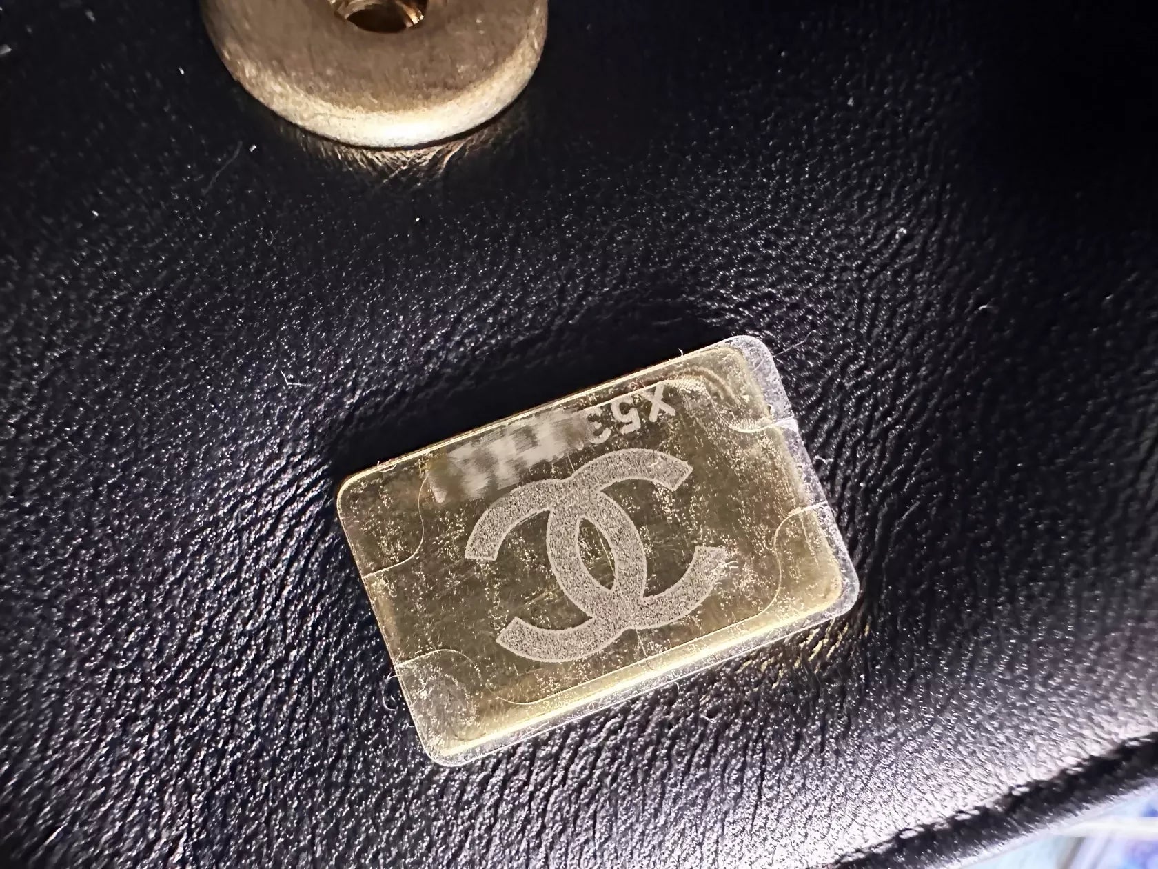 Chanel 2022 Mini Flap Bag in Black Velvet with Pearls and Gold Hardware