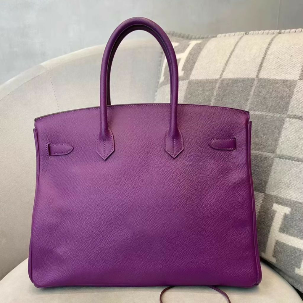 Hermès Birkin 35 P9 Anemone Epsom Leather Palladium Hardware