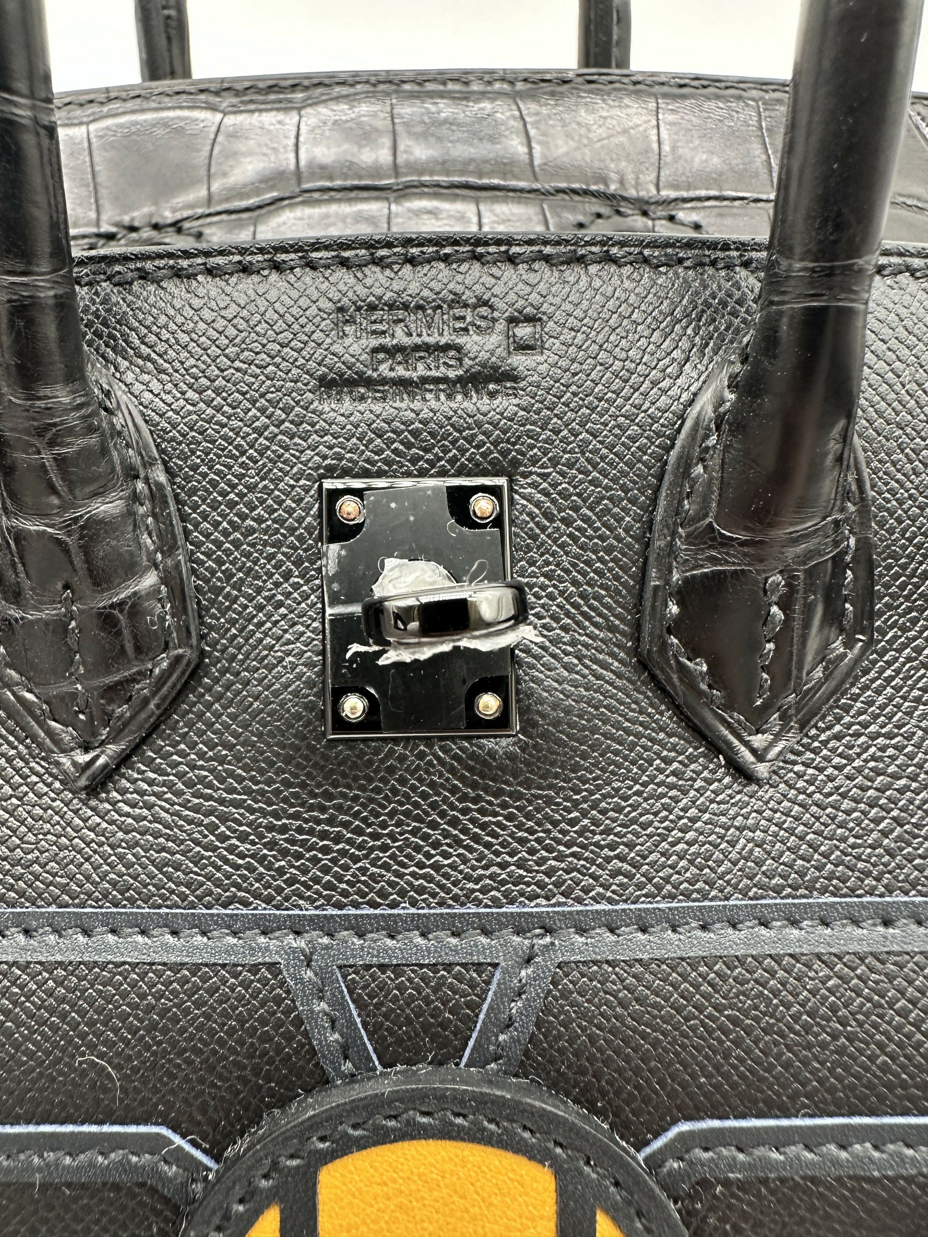 Hermès Birkin 20 Faubourg so Black stamp U 2022