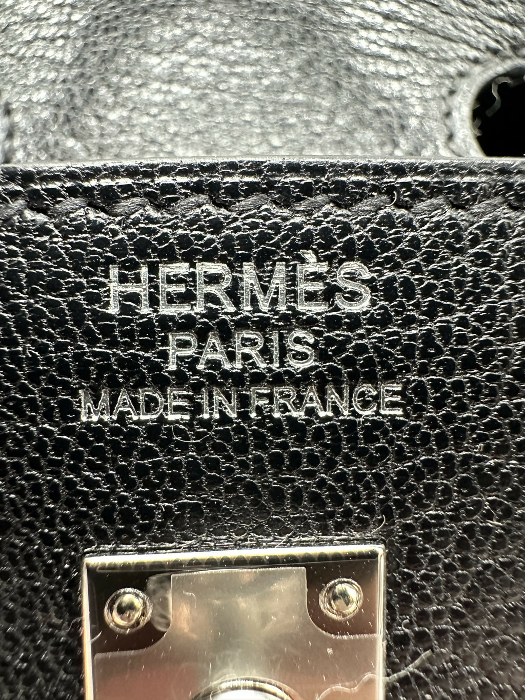 Hermès Birkin 20 Bouclerie Moderne Chevre PHW K